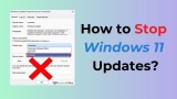 Hoe automatische updates van Windows 11 stoppen?